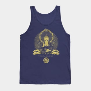 Siddhartha Gautama Buddha Yellow Tank Top